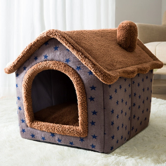 Breathable Cozy Warm Plush Pet House - Image 8