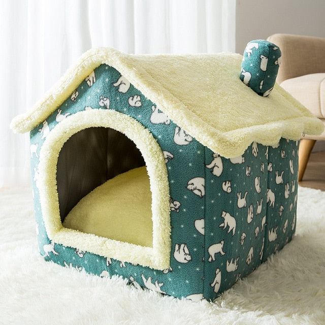 Breathable Cozy Warm Plush Pet House - Image 2