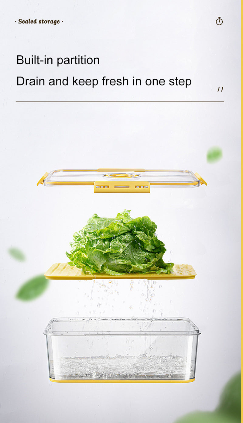 Transparent Refrigerator Thick Storage Organizer Box - Image 4