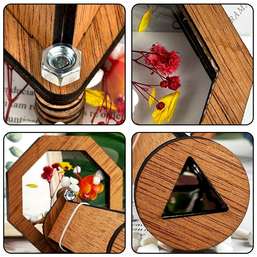 Wooden DIY Kids Kaleidoscope Toy - Image 6