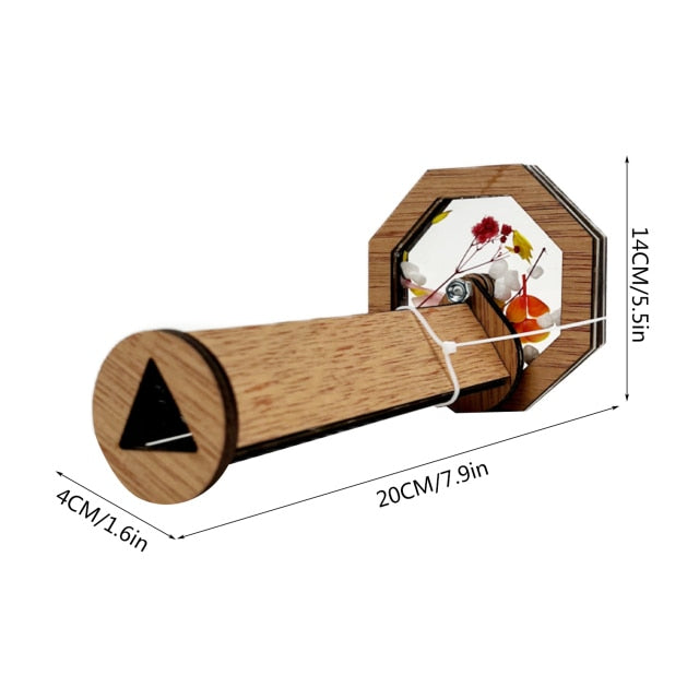 Wooden DIY Kids Kaleidoscope Toy