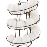 Creative Spiral Egg Dispenser Storage Rack