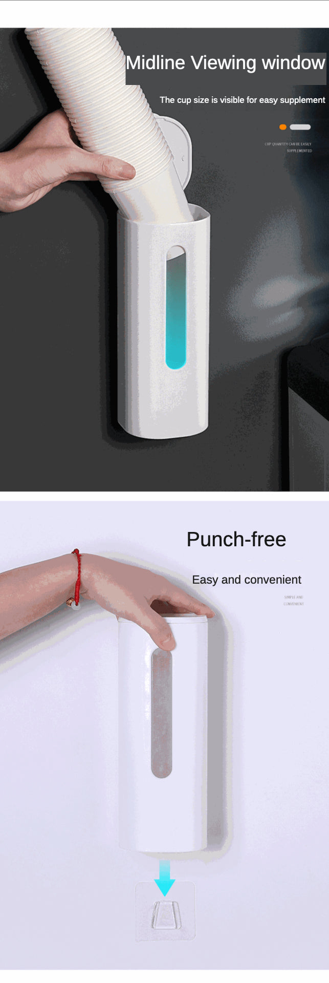 Wall Mounted Automatic Paper Cup Dispenser