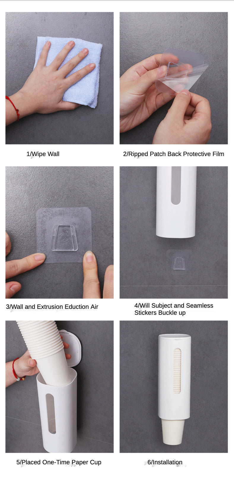 Wall Mounted Automatic Paper Cup Dispenser