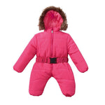 Warm Long Sleeve Hooded Baby Coat