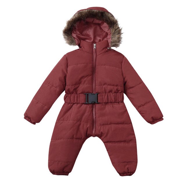 Warm Long Sleeve Hooded Baby Coat