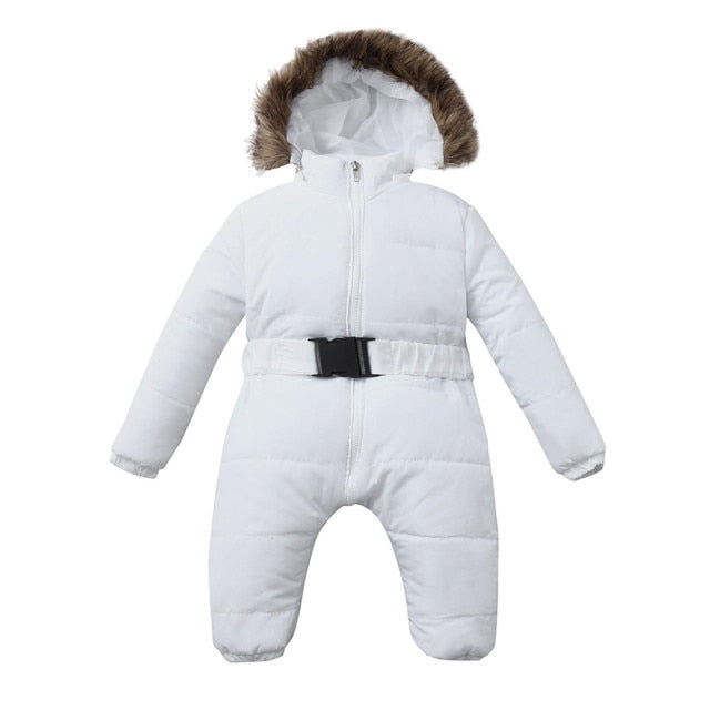 Warm Long Sleeve Hooded Baby Coat