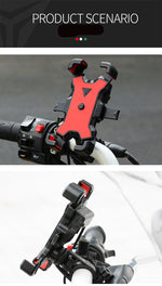 360 Rotating USB Charger Bike Phone Holder