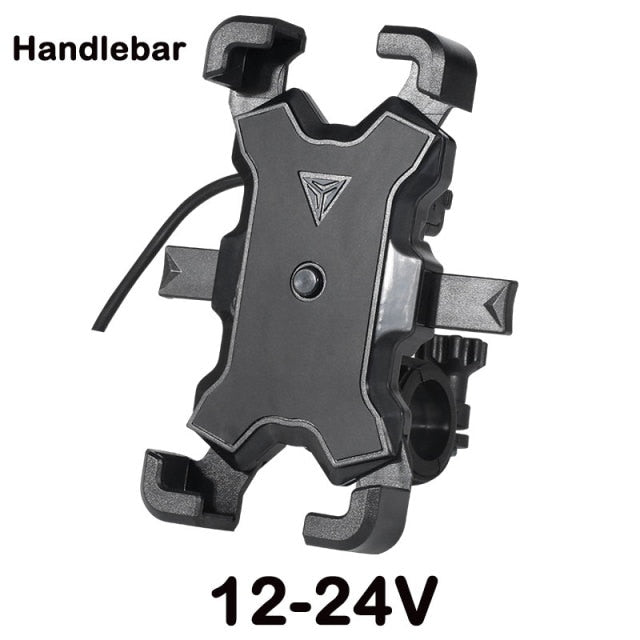 360 Rotating USB Charger Bike Phone Holder - Image 12