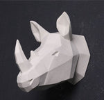 Nordic Style Resin Animal Heads Home Wall Decor