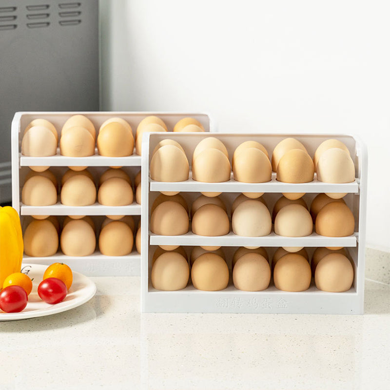 Multi-Layer Practical Egg Fridge Organizer Box - Image 3