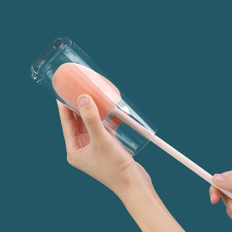 Long Handle Vertical Cleaning Sponge Brush - Image 0