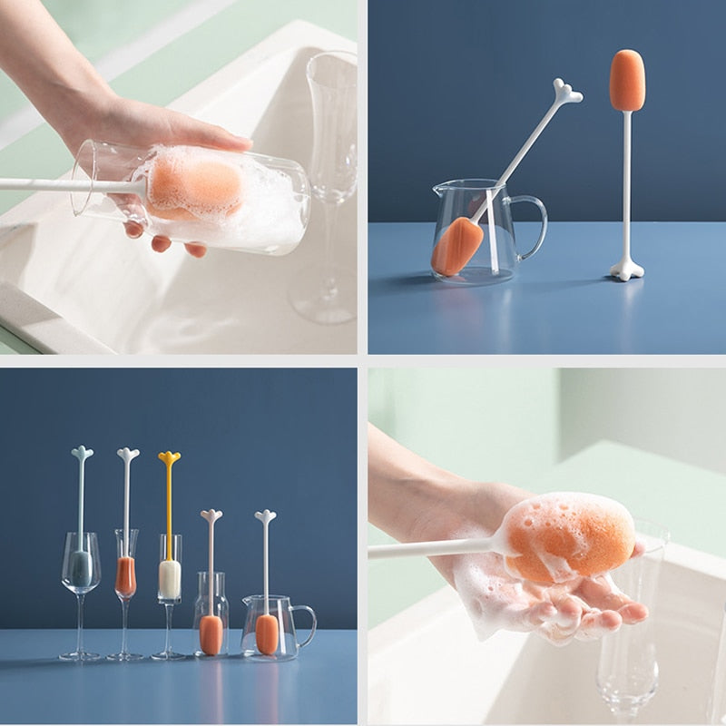 Long Handle Vertical Cleaning Sponge Brush - Image 7