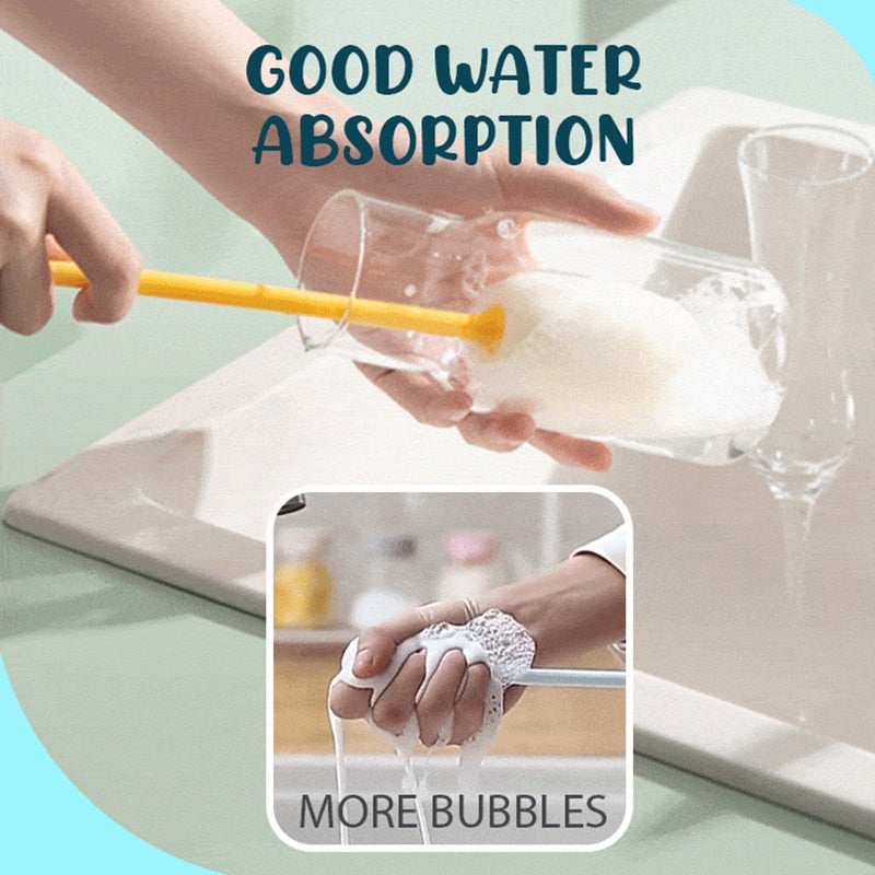 Long Handle Vertical Cleaning Sponge Brush - Image 5