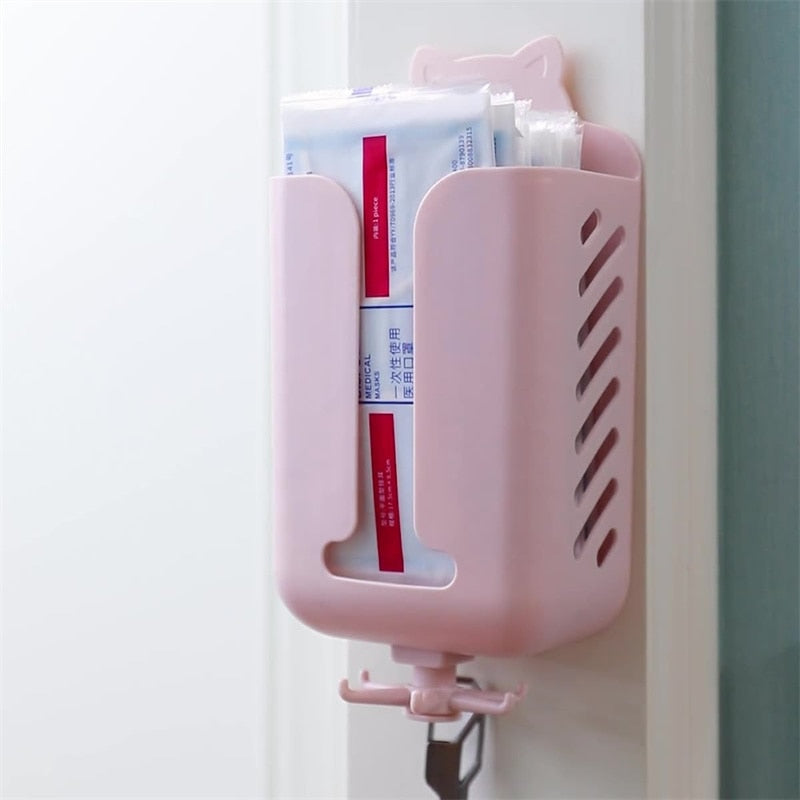 Wall-Mounted Rotating Hook Tissue Storage Dispenser