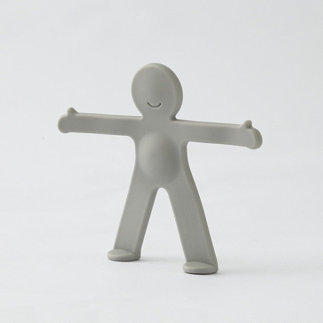 Creative Human Figure Wall Phone Holder Hook - Image 7