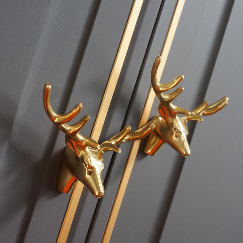 American Style Retro Deer Door Handle - Image 0