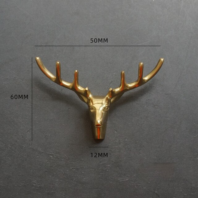 American Style Retro Deer Door Handle