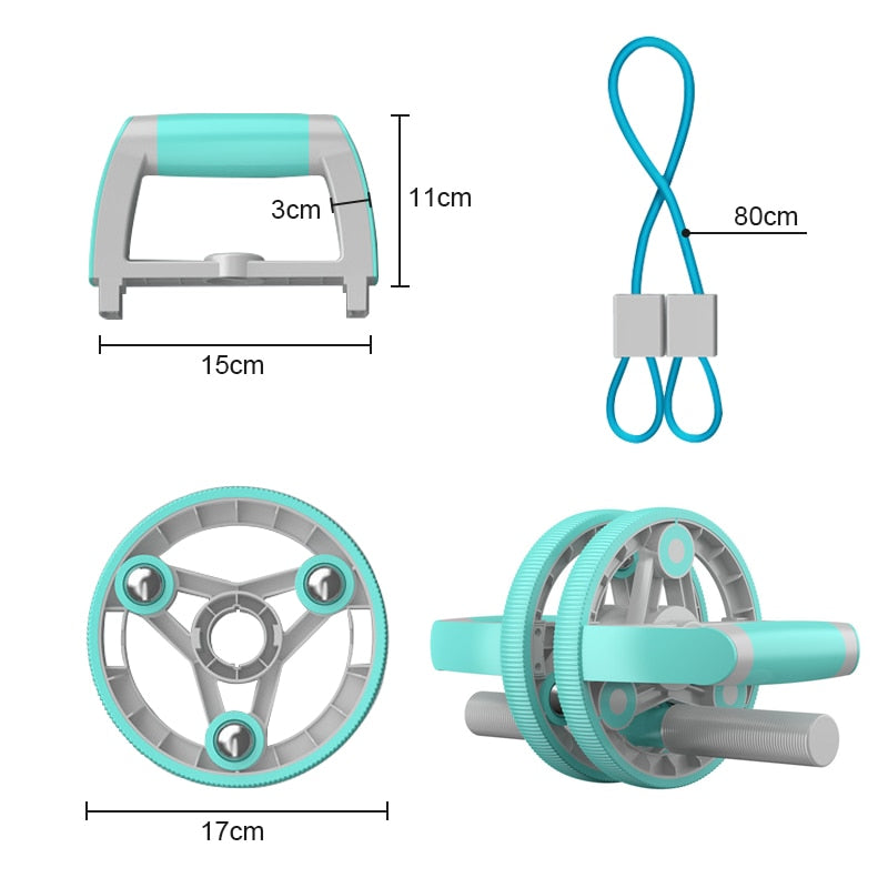 Self-Retracting Home Fitness Abdominal Wheel Roller - Image 8