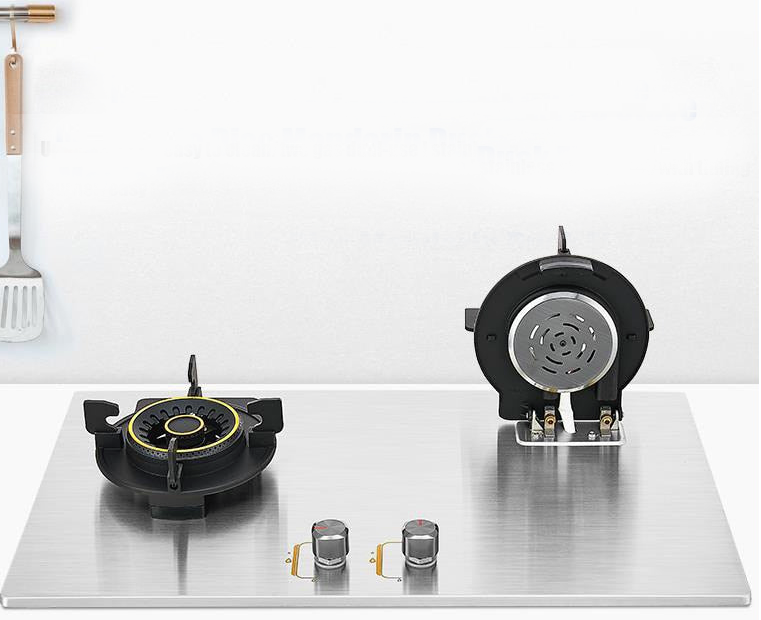 Magic Stainless Steel Liftable Double Gas Stove - Image 0