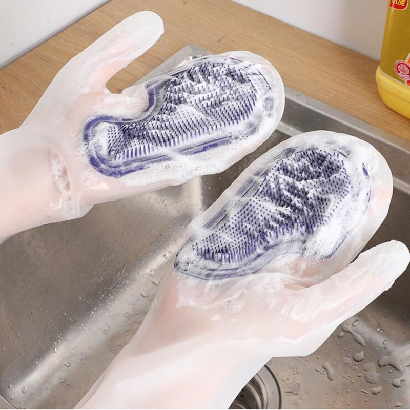Magic Reusable Dish Washing Gloves - Image 0