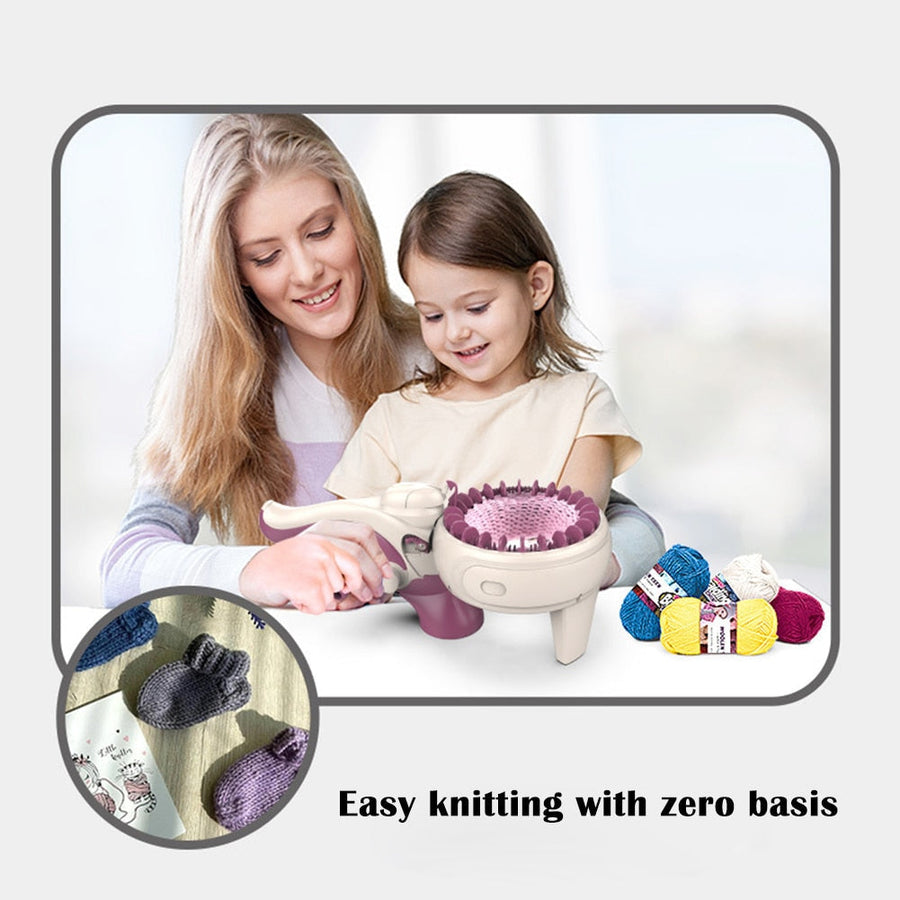 Educational Rotating Double Knitting Machine Toy - Image 2