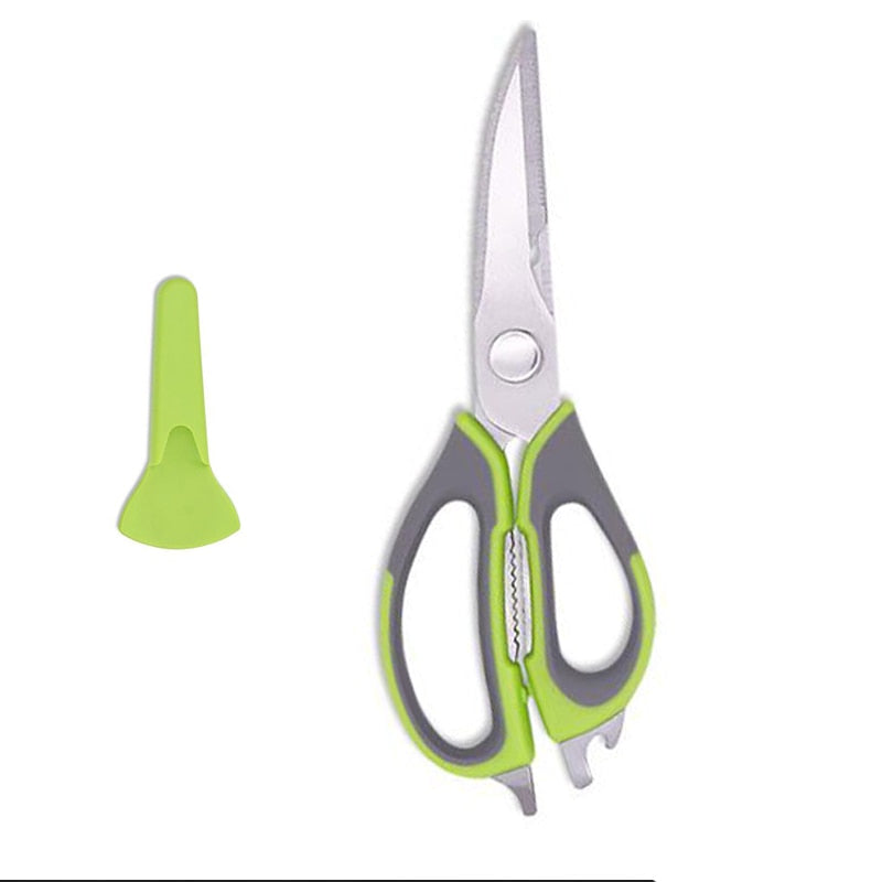 Multifunctional Poultry Bone Scissor with Magnetic Storage Bag