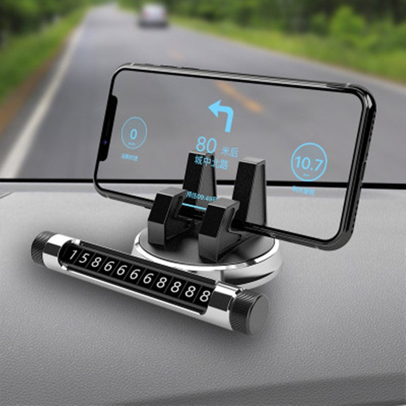 360° Rotating Luminous Number Display Phone Holder - Image 0