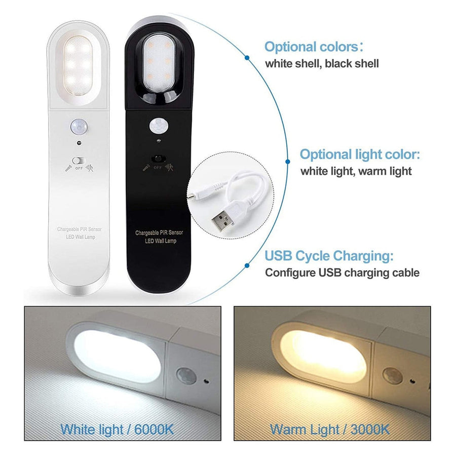 Motion Sensor Rotatable LED Wall Lamp - Image 4