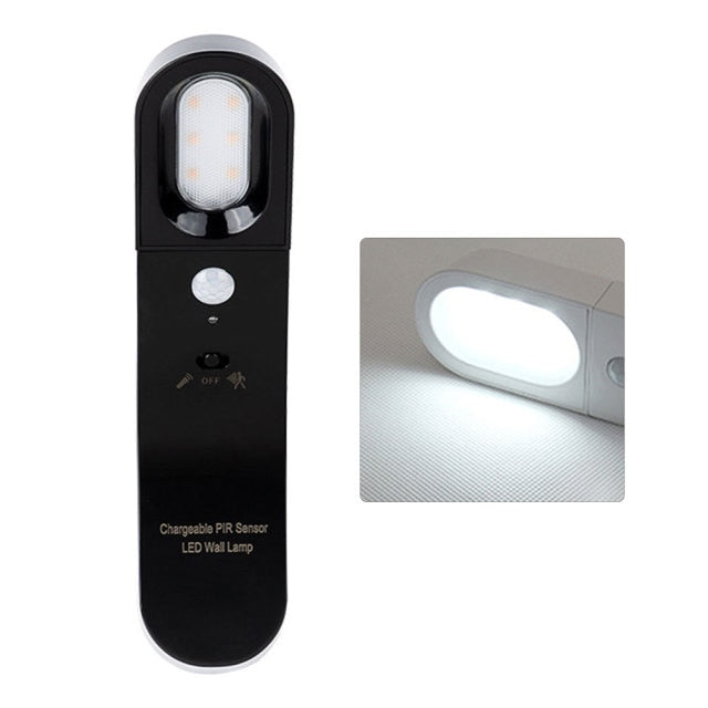 Motion Sensor Rotatable LED Wall Lamp