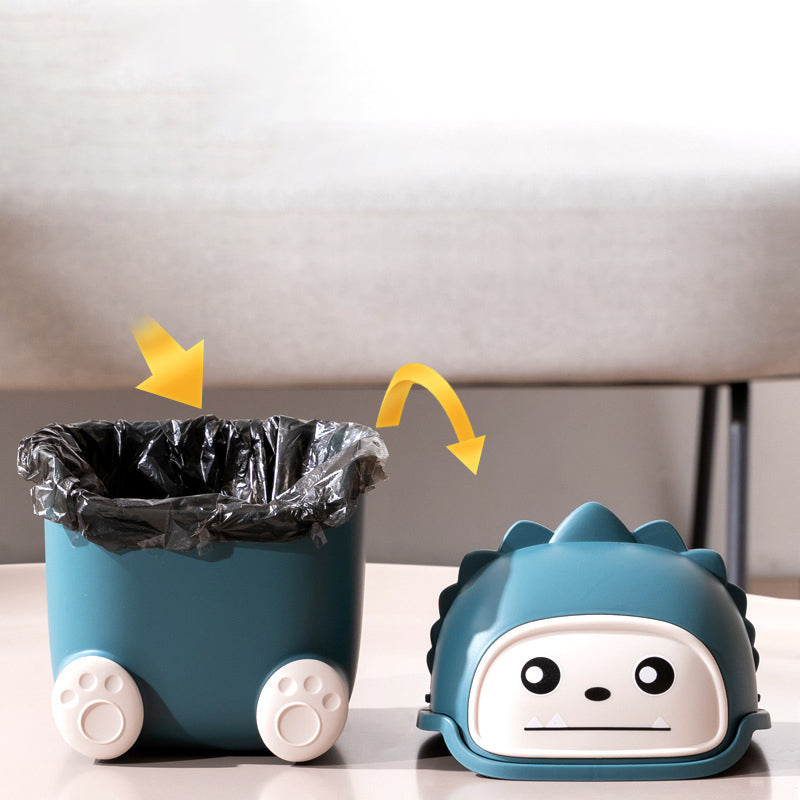 Lazy Penguin Office Mini Trash Can