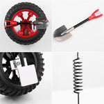 3D Mini Car Sticky Tire Decor