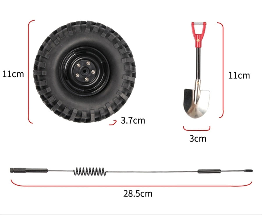 3D Mini Car Sticky Tire Decor - Image 2