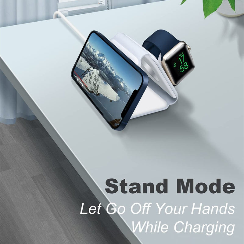 3in1 Foldable Wireless Charging Pad