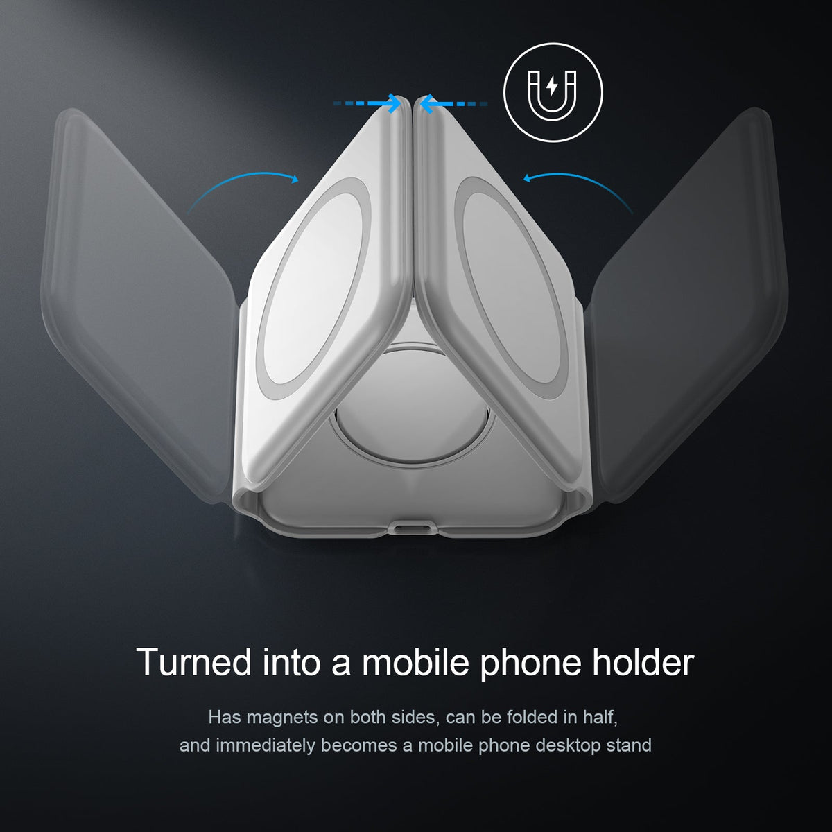 3in1 Foldable Wireless Charging Pad