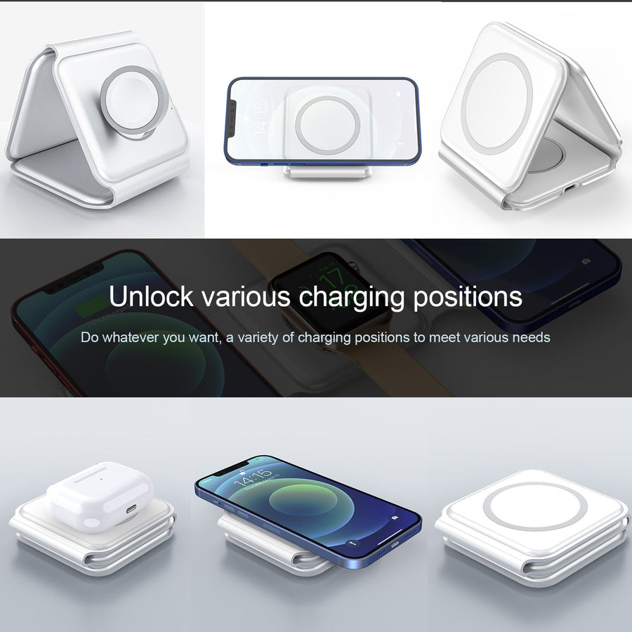 3in1 Foldable Wireless Charging Pad - Image 4