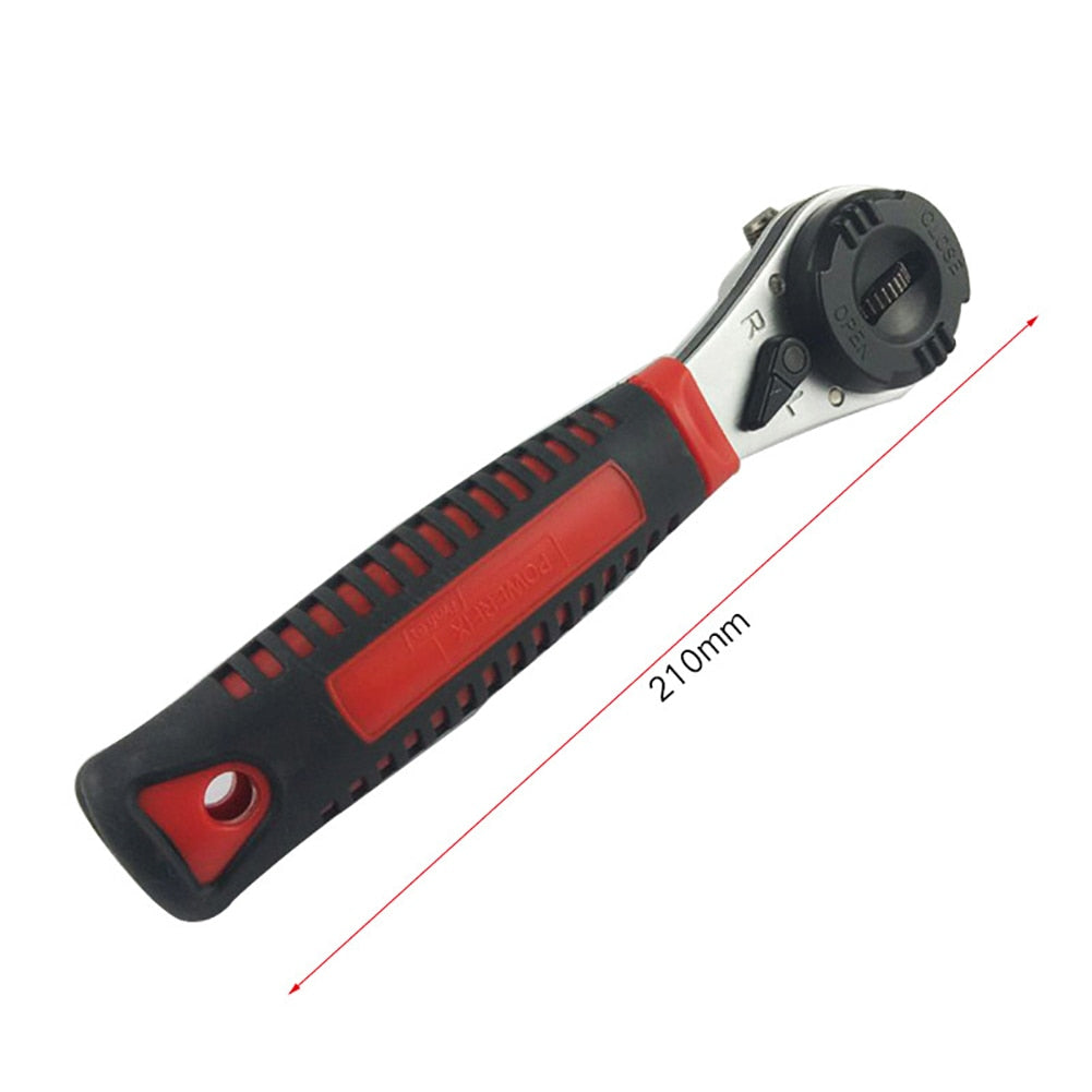 Universal Adjustable Non-Slip Ratchet Wrench Tool