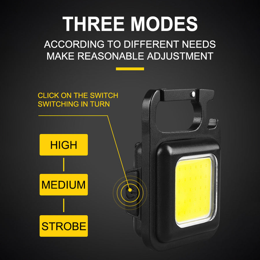 Mini Magnetic Pocket Keychain Flashlight - Image 8