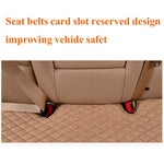 Linen Fabric Four Seasons Breathable Car Seat Cover