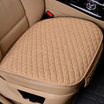 Linen Fabric Four Seasons Breathable Car Seat Cover