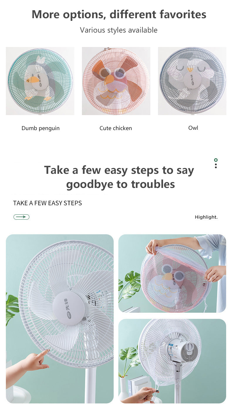 Anti-Pinch Fan Safety Cover