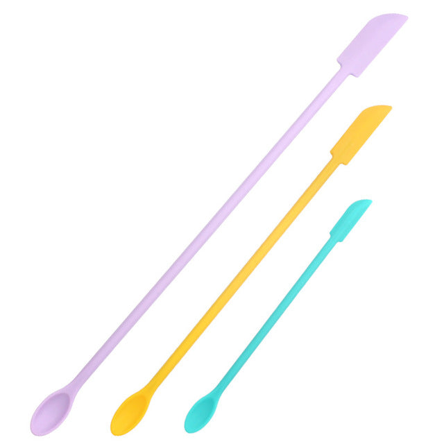 Flexible Long Handle Bottle Scraper Spoon Set - Image 6