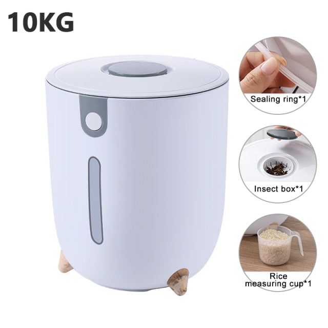 Large Capacity Moisture-Proof Rice Storage Container