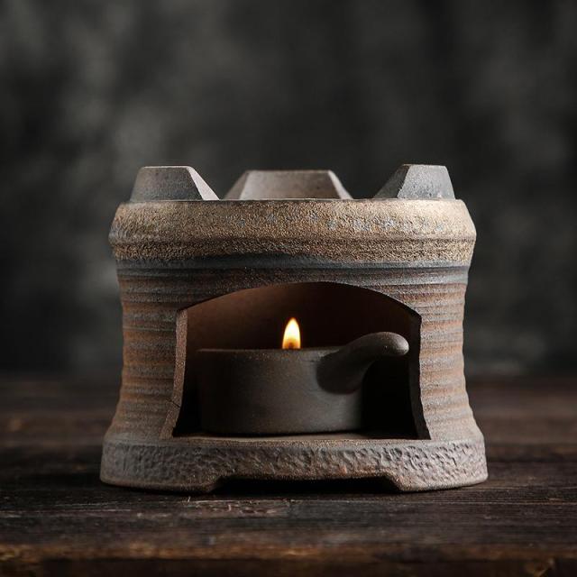 Vintage Art Ceramic Teapot Warmer Holder - Image 1