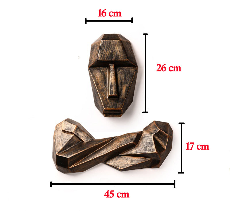 3D Modern Creative Character Wall Decor - Image 3