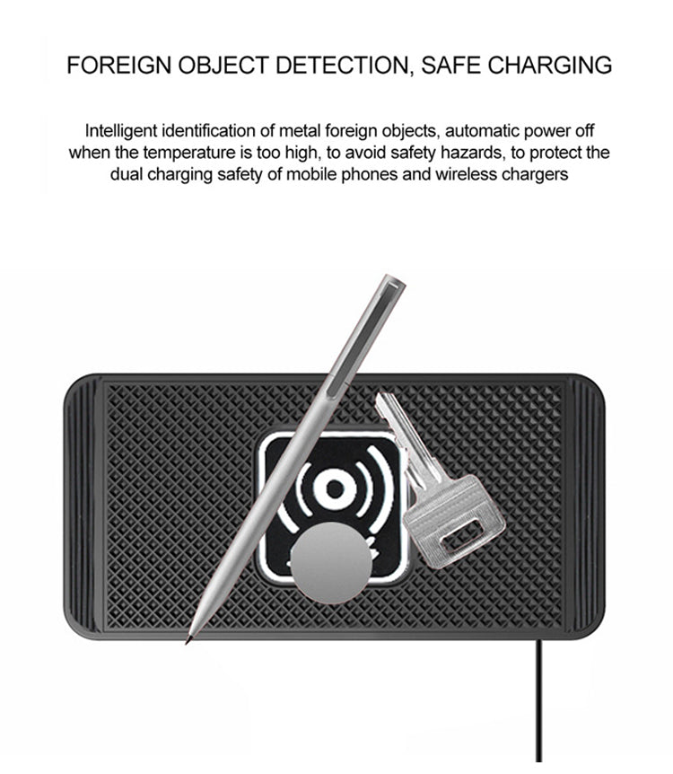 Wireless Non-Slip Car Fast Phone Charger Pad - Image 5
