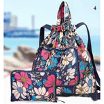 Foldable Large Capacity Flower Travel Backpack