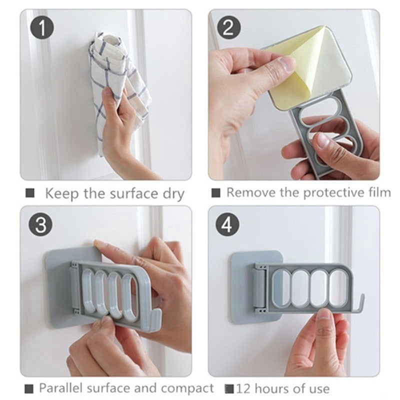 Foldable Sticky Mini Wall Hanger Hook - Image 2