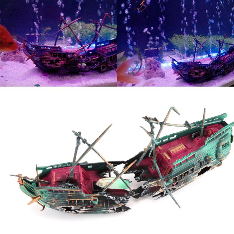 Large Shipwreck Aquarium Decoration