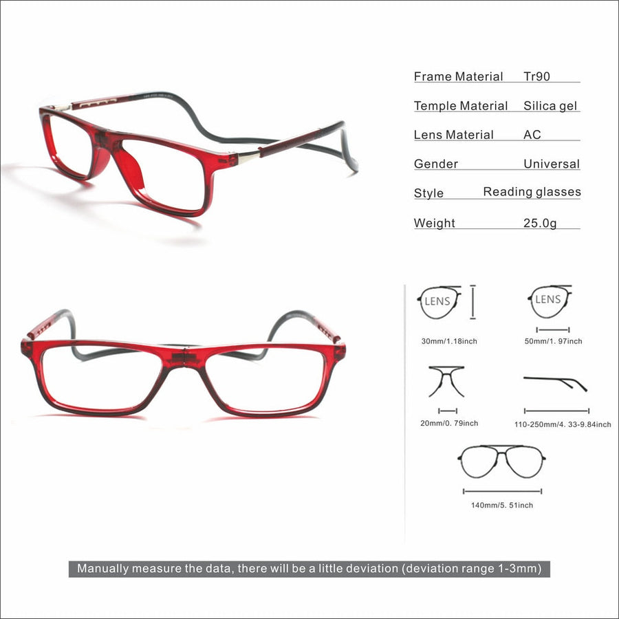 Magnetic Neck Strap Reading Glasses - Image 3